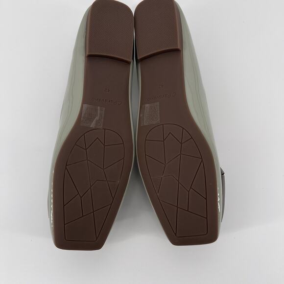 C. Paravano Patent Leather Square Toe Ballet Flat Sz 42 - Picture 5 of 7